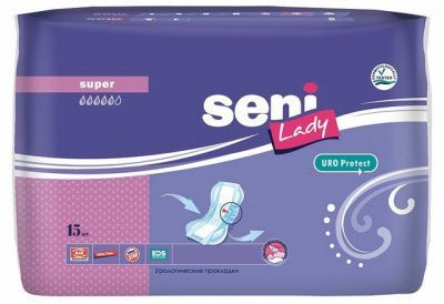 BELLA Прокладки урологические SENI LADY Super 15 шт/ - купить с ...