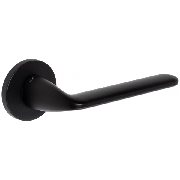 Дверные ручки для межкомнатных дверей VIKI 127 R16 черный матовый F22 ...
