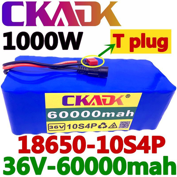 100% оригинальный 10s4p 36v 60000 - 99999mAh 1000 Вт Электрический ...