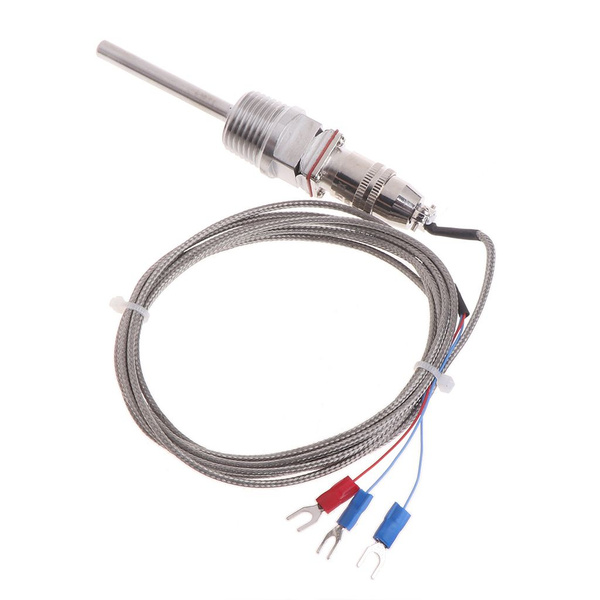 Датчик температуры RTD Pt100 с резьбой NPT длиной 5 см 1/2" для ...