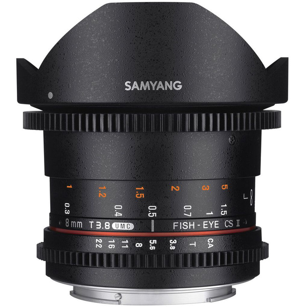 Объектив Samyang Optics Samyang 8mm T3.8 AS UMC CS Fish-eye VDSLR II ...
