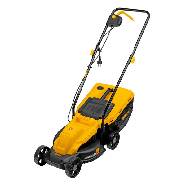 Газонокосилка электрическая Denzel GM-1100 1100Вт ширина 32см 3 уровня ...