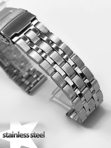 KINGNOB Браслет для часов Нержавеющая сталь - купить с доставкой по ...