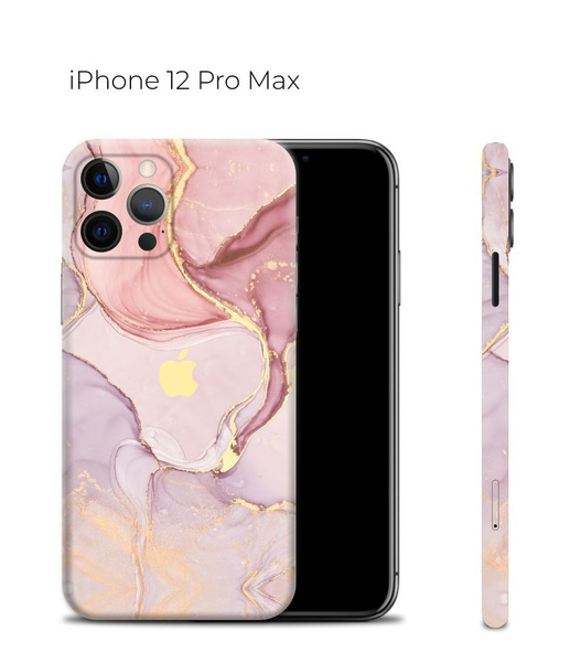 Защитная пленка на Айфон 12 Pro Max с защитой краёв / Виниловая ...