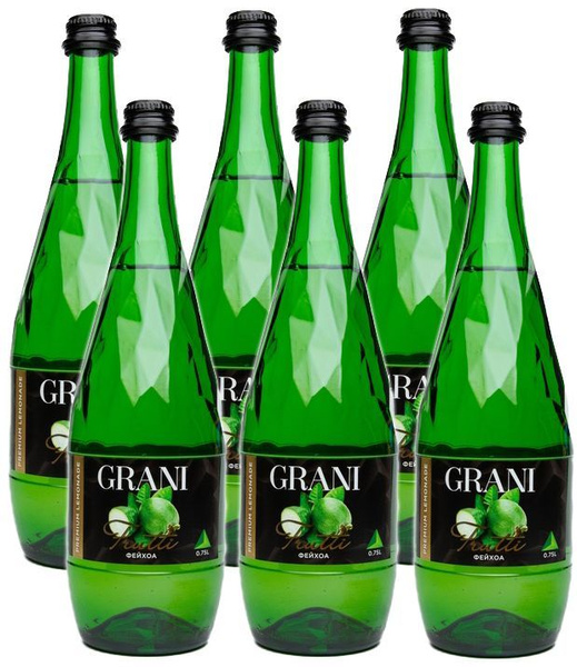 Лимонад "GRANI" ФЕЙХОА 0.75 л. х 6 шт. на натуральных экстрактах ...