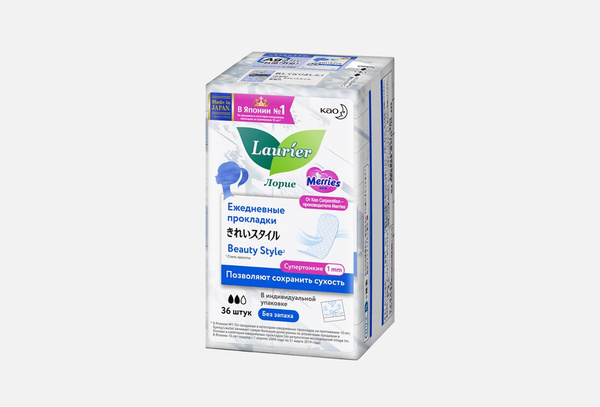 Ежедневные прокладки Laurier Beauty Style без запаха, 36 мл - купить с ...