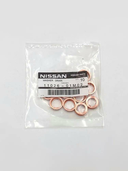 Прокладка сливной пробки масляного поддона двигателя Nissan, Renault ...