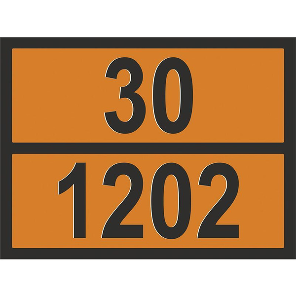 Табличка опасный груз "Дизель" 30/1202, ДОПОГ - купить с доставкой по ...