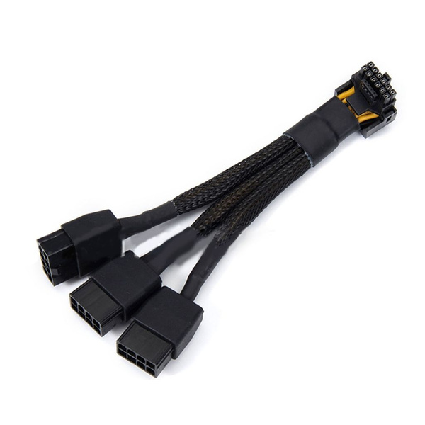 12 + 4-контактный разъем 12VHPWR на 3 шт. PCI-E GPU, 8-контактная ...