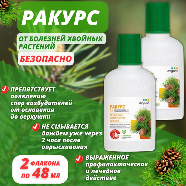 Ракурс - лекарство для борьбы с шютте, ржавчиной на хвойных растениях ...