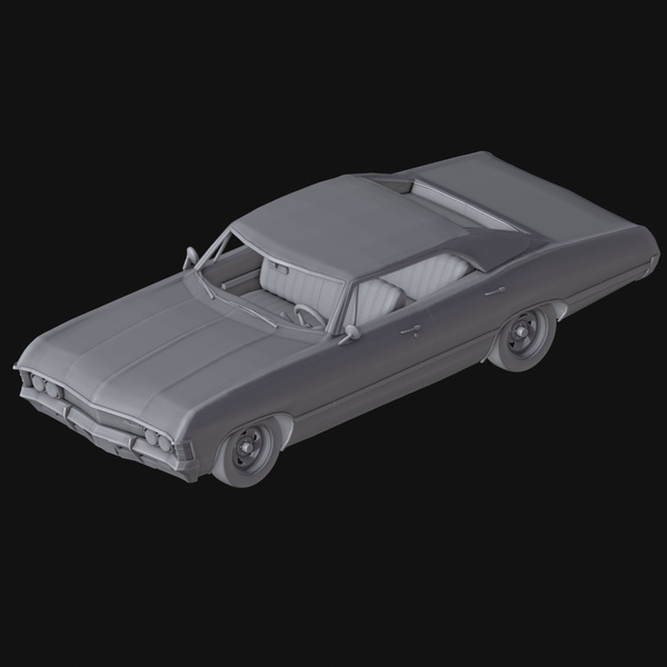 Миниатюра Машина Chevrolet Impala 1967 - 35 мм, Сверхъестественное ...