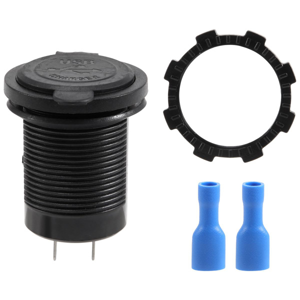 12V-24V Водонепроницаемая Розетка 5V 2.1A + С двумя USB-розетками ...