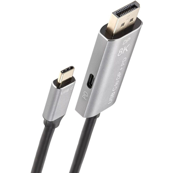 Кабель USB Type-C, DisplayPort VCOM CU480MCPD-1.8M - купить по низкой ...