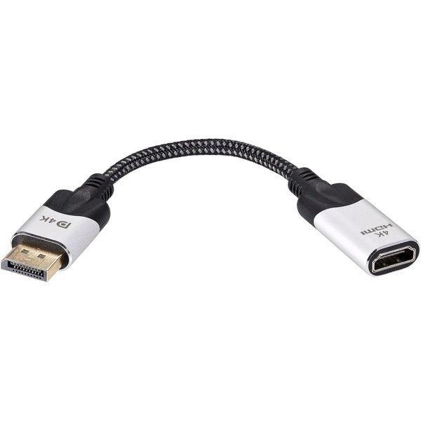Кабель-переходник DisplayPort- HDMI 0.15 м 4K@60Hz VCOM - купить с ...