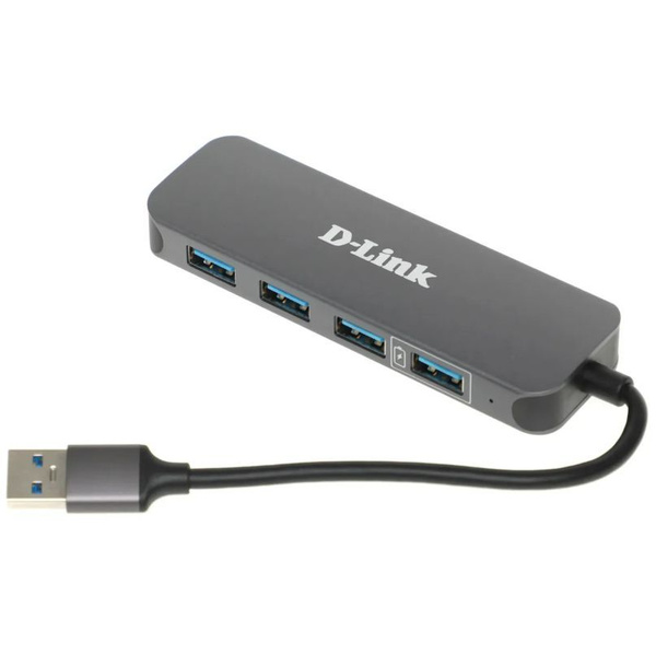 Концентратор USB 3.0 D-Link DUB-1340/D1A темно-серый - купить с ...