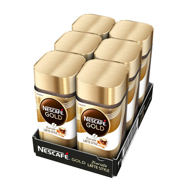Кофе растворимый Nescafe Gold Barista Latte Style, натуральный ...