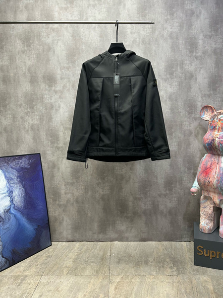 Пальто Stone Island, Зима, размер 50, цвет черный, Капрон - купить по ...