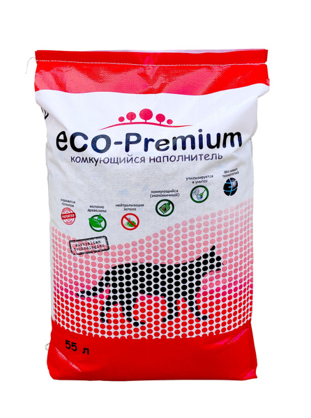 Наполнитель для кошачьего туалета ECO-Premium BLUE, древесный ...