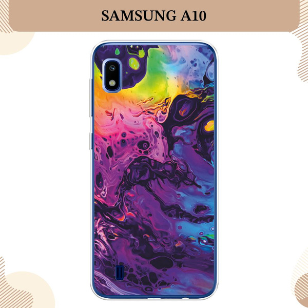 Силиконовый чехол на Samsung Galaxy A10 / Самсунг А10 ACID fluid ...