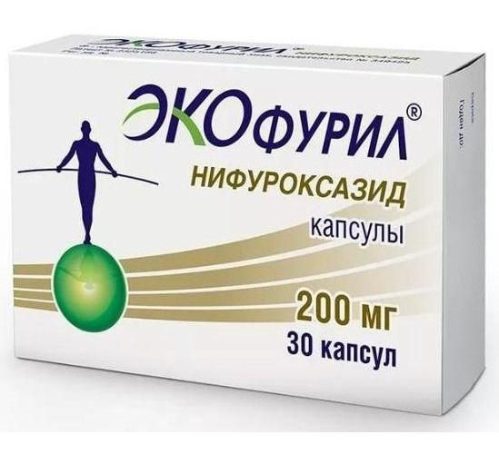 Характеристики Экофурил, капсулы 200 мг, 30 шт. подробное описание ...