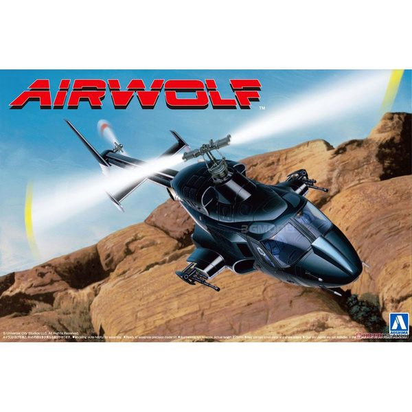 Сборная военная модель Aoshima 063520 1/48 scale Airwolf helicopter ...