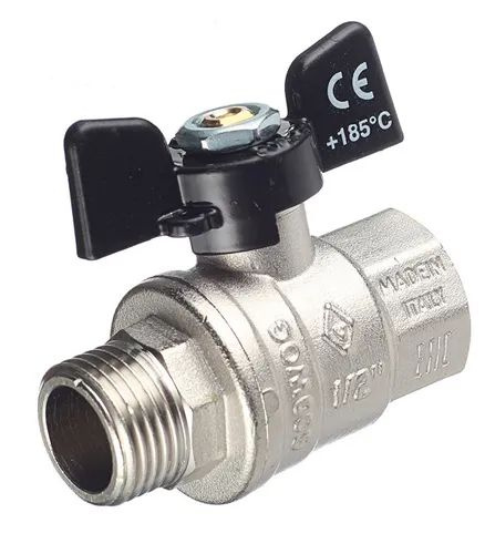 Кран шаровый 1/2" усиленный 2 шт полнопроходной бабочка 1/2" ВР-НР ...