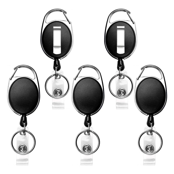 Держатель-рулетка / ретрактор для бейджа /Держатель для бейджа,5 шт ...