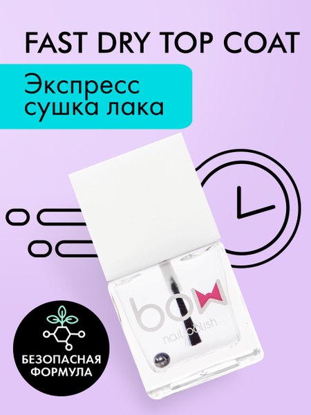 Быстрая сушка лака Fast Dry Top Coat, 11 мл купить на OZON по низкой ...