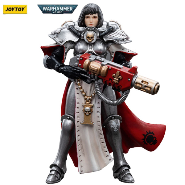 Action Figure LEBOO JOYTOY Warhammer 40K 1/18 - Adepta Sororitas Argent Shroud Sister Superior Evinka - 11,9 Cm