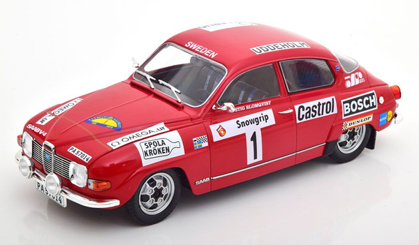 EDICOLA CRCFINC010 Scale 1/43 | SAAB 96 V4 COUPE N 8 WINNER RALLY SWEDEN 1972 S.BLOMQVIST - A