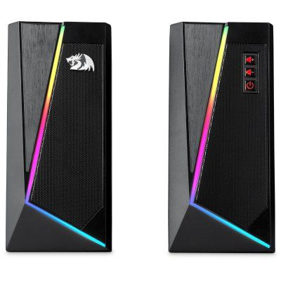 Колонки Redragon Anvil, 2.0, черный 77878 - купить с доставкой по ...