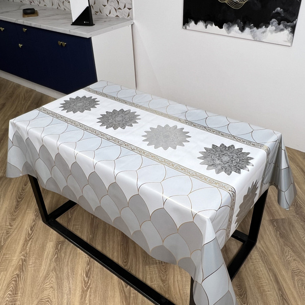 Клеенка на стол тканевая основа , скатерть на кухню , размер 110х140 см ...