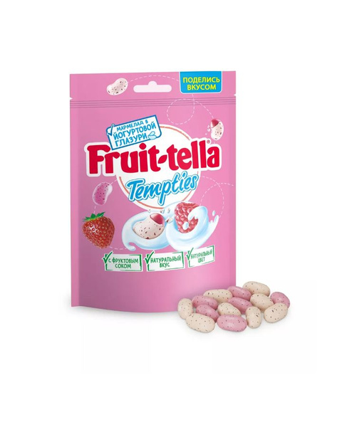 Fruittella Мармелад жевательный в йогуртовой глазури 100г (4540 ...