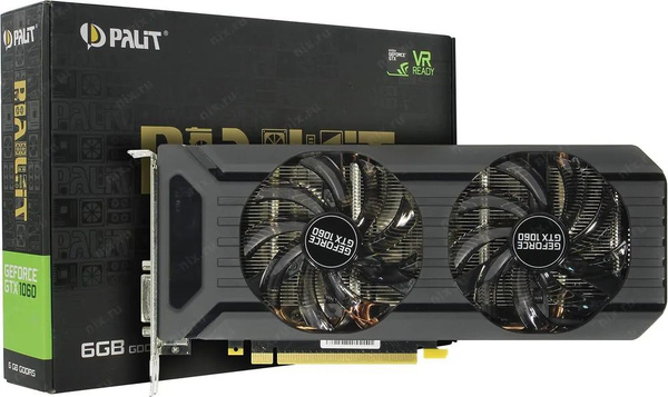 Видеокарта GeForce GTX 1060, 6 ГБ GDDR5 - купить по низким ценам в ...