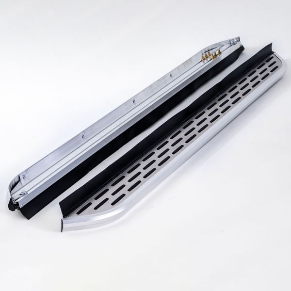 Пороги подножки алюминиевые с нержавеющей площадкой для для Mazda CX5 ...