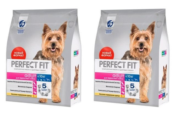 Perfect Fit Корм сухой для собак мелких и миниатюрных пород Курица, 1,2 ...