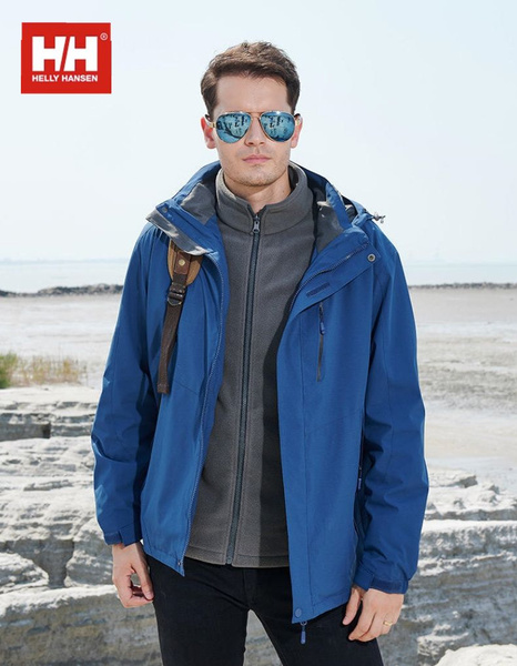 Пальто Helly Hansen, На любой сезон, размер 54, цвет синий ...