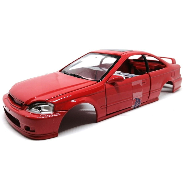 Honda Civic coupe 2000 г MotorMax 1:24 сборная масштабная металлическая ...