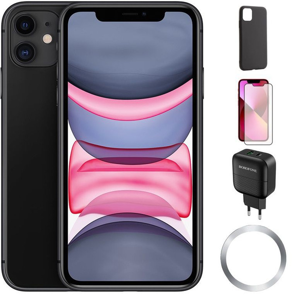 Смартфон Apple iPhone 11 (набор аксессуаров + подарочный сертификат ...