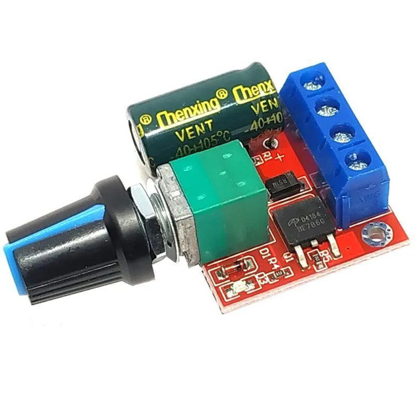 PWM Power Regulator 4.5-35V 5A, ШИМ-регулятор скорости / оборотов ...
