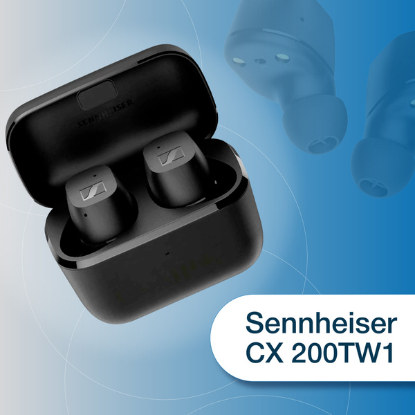 Наушники Внутриканальные Sennheiser CX 200 TW1 черный - купить по ...