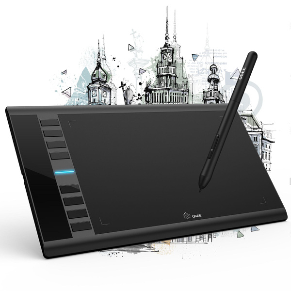 Графический планшет, A4, Chrome OS, Mac OS, 8192 уровня, черный купить ...