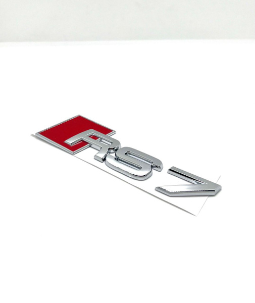 Эмблема ( Орнамент / надпись / шильдик) на крышку багажника Audi RS7 ...