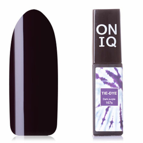 Гель-лак для педикюра ONIQ OGP-167s Темно-фиолетовый (Tie-dye Dark ...