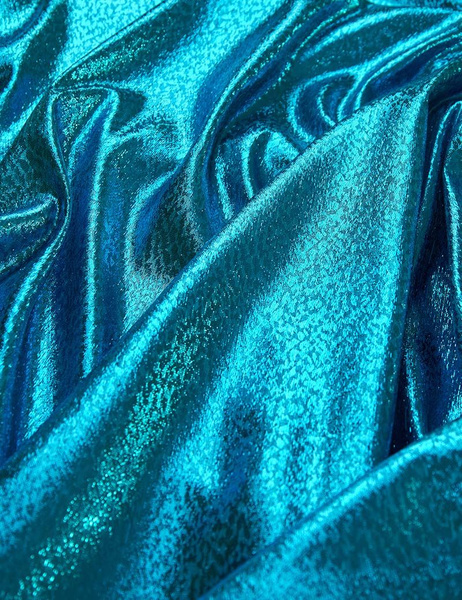 Бирюзовая парча, отрез 1 м.*1,5 м., бирюзовый (208) - купить с ...