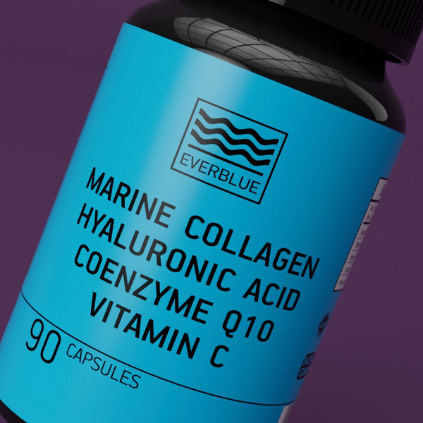Комплекс морской коллаген, гиалуроновая кислота, коэнзим Q10 и витамин ...