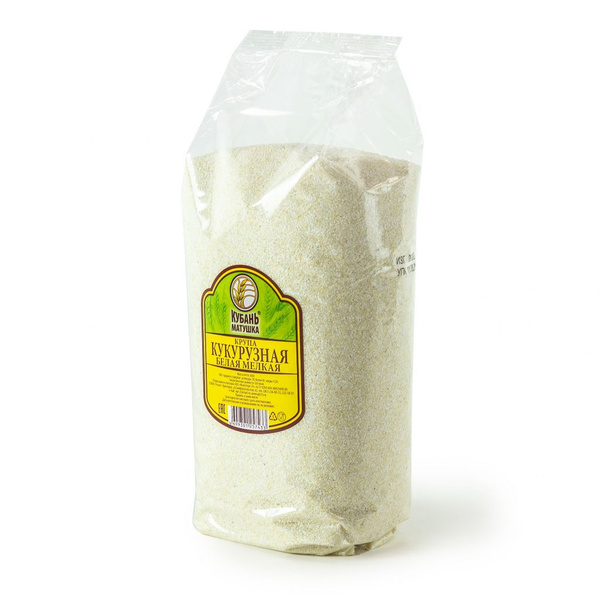 Кукурузная крупа белая мелкая ТУ "Кубань Матушка" 800гр (8шт) - купить ...