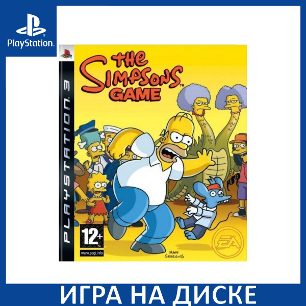 Игра The Simpsons Game (Симпсоны) (PlayStation 3, Английская версия ...