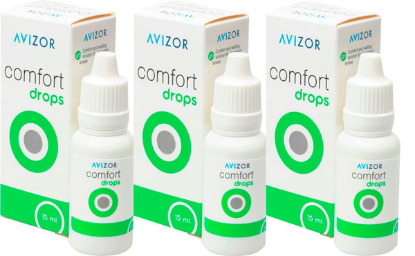 Увлажняющие капли для глаз Comfort Drops 45 мл (15 мл *3) - купить с ...