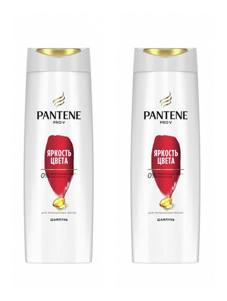 Pantene Шампунь для окрашенных волос Яркость цвета, 400 мл, 2 шт ...